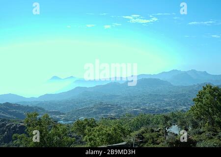 Mount abu ist der beste für Monsun (Bergstation) und Sonnenuntergang Stockfoto