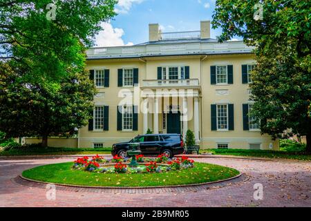 Die Gouverneure, die die Exekutive Villa beherbergen, beherbergen Gouverneur Richmond Virginia, die Hauptstadt des commonwealth of virginia Stockfoto