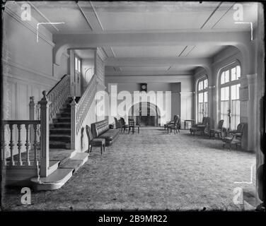 Interior Jockey Club Anonyme. The Hotel is excited in the centre of the centre. Vers 1903. Musée des Beaux-Arts de la Ville de Paris, Petit Palais. Stockfoto