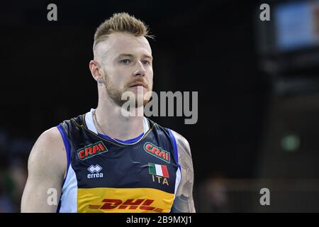 ivan zaytsev während der Volleyball Männer Italien Team Saison 2019/20, italienische Volleyball-Nationalmannschaft in italien, Italien, 01. Januar 2020 Stockfoto