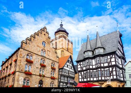 Historische Stadt Alsfeld Stockfoto