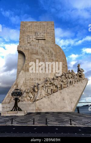 Denkmal für die Entdeckungen in Belem (Lissabon) Portugal Stockfoto