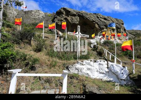 Grotte von San Sebastion, Stadt Puerto Natales, Patagonien, Chile, Südamerika Stockfoto