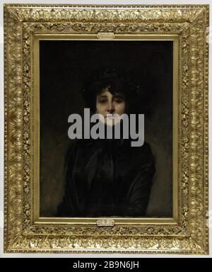 Frau Allouard Jouan John-Singer Sargent (1856-1925). Madame Allouard-Jouan. Huile sur toile. Musée des Beaux-Arts de la Ville de Paris, Petit Palais. Stockfoto