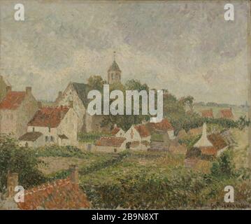 Das Dorf Knokke in Belgien Camille Pissarro (1830-1903). "Le Village de Knocke en Belgique", 1894. Musée des Beaux-Arts de la Ville de Paris, Petit Palais. Stockfoto