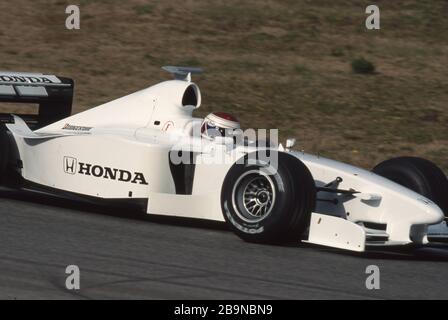 Deutschland. März 2020. firo: Sport, Motorsport, Formel 1, Jos Verstappen Archiv, im Auto, Vater von Max Verstappen, Formel 1-Fahrer zwischen 1996 und 2003 weltweite Nutzung Credit: Dpa/Alamy Live News Stockfoto