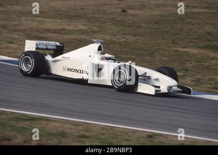 Deutschland. März 2020. firo: Sport, Motorsport, Formel 1, Jos Verstappen Archiv, im Auto, Vater von Max Verstappen, Formel 1-Fahrer zwischen 1996 und 2003 weltweite Nutzung Credit: Dpa/Alamy Live News Stockfoto