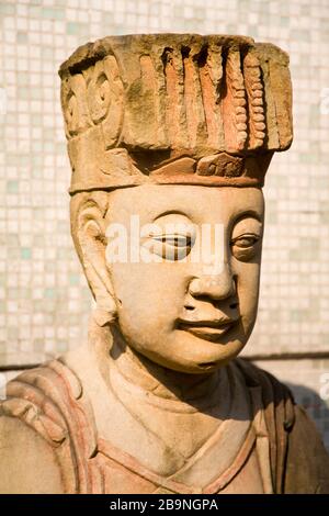 Statue in Hollywood Road, Honk Kong, China, Asien Stockfoto