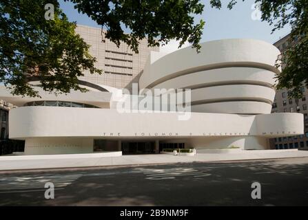Leeres Guggenheim Museum Stockfoto