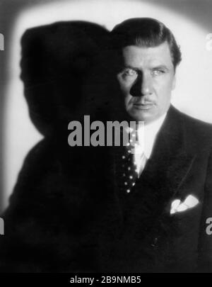 Schauspieler George Bancroft, Half-Length Publicity Portrait, Paramount Pictures, 1930 Stockfoto