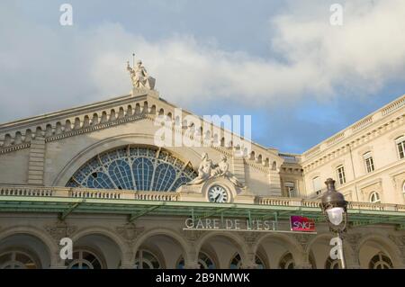 Gare de L'EST in Paris Frankreich Stockfoto