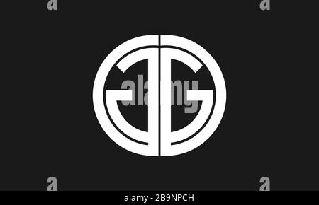 O , DG , GD , ODG Buchstaben Logo Design mit kreativen modernen Typografie. Abstraktes Monogramm-Logo Stock Vektor