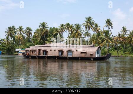 Hausboot von Kerala Stockfoto