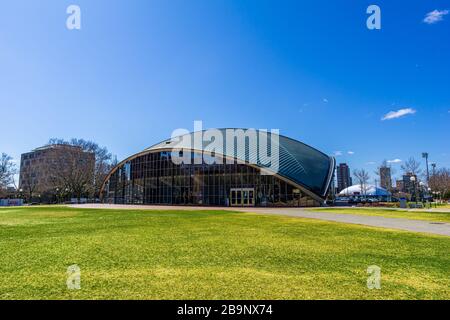 Cambridge MA USA - 16.3.2020 - Kresge Auditorium im Campus des Massachusetts Insitute of Technology Stockfoto