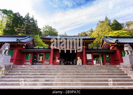 Futarasan-Schrein am See Chuzenji, Nikko, Tochigi. Japan, Stockfoto
