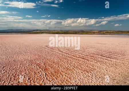 Saltwork Landscape - selektiver Fokus, Kopierbereich Stockfoto