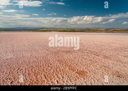 Saltwork Landscape - selektiver Fokus, Kopierbereich Stockfoto