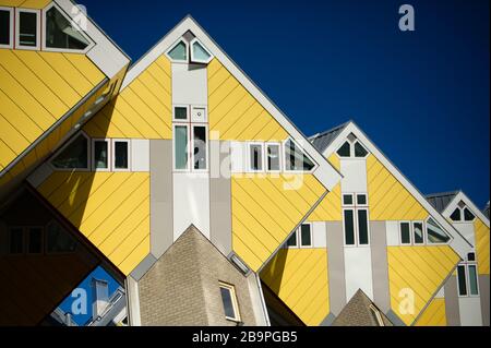 Wohnplatzgebäude in Rotterdam Stockfoto