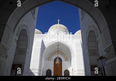 Mohammad Al-Amin-Moschee, Maskat, Oman Stockfoto