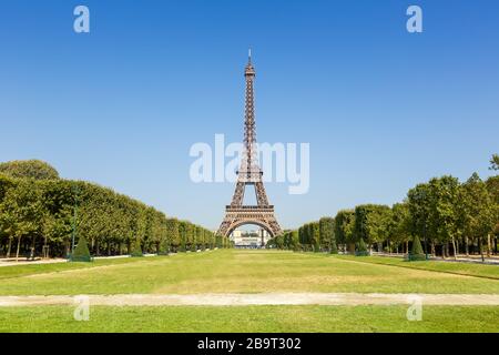 Paris Eiffelturm Frankreich Reise Sehenswürdigkeiten Stockfoto