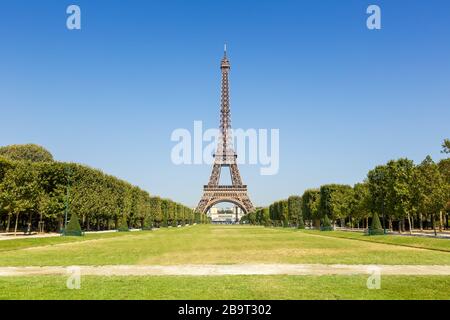 Paris Eiffelturm Frankreich Reise Sehenswürdigkeiten Stockfoto