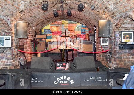 The Cavern Club Liverpool. Geburtsort der Beatles. Stockfoto