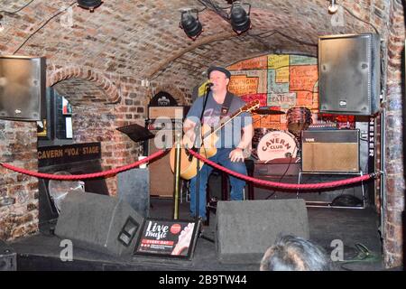 The Cavern Club Liverpool. Geburtsort der Beatles. Stockfoto