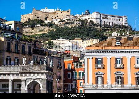 Certosa e museo di San Martino und Castel Sant'Elmo, Neapel, Italien Stockfoto