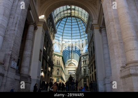 Galleria Umberto I, Neapel, Italien Stockfoto