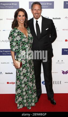 Mai 2018 - London, England, Großbritannien - The Fragrance Foundation Awards 2018, The Brewery Photo Shows: Andrea McLean und Nick Feeney Stockfoto