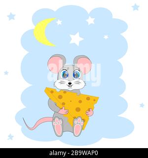 Vektor der Illustration von Mäuse-Carto Stock Vektor