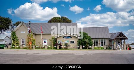 Museum am Hafen und am Wasser von Meaford, Ontario, Kanada, Nordamerika Stockfoto
