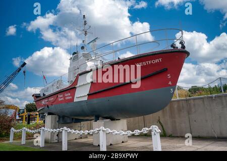 Hafen und Hafengebiet von Meaford, Ontario, Kanada, Nordamerika Stockfoto