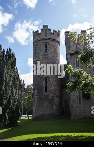 Schloss in Howth, Irland Stockfoto