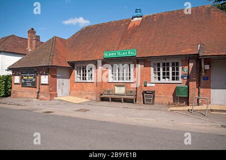 Selborne, Village Hall, Hampshire, Stockfoto