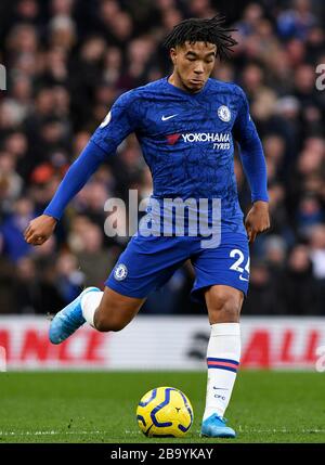 Reece James of Chelsea - Chelsea V Burnley, Premier League, Stamford Bridge, London, Großbritannien - 11. Januar 2020 nur redaktionelle Verwendung - es gelten Einschränkungen für DataCo Stockfoto