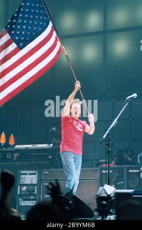 PAUL MCCARTNEY TRAT IN EINEM KONZERT IM WACHOVIA CENTER IN PHILADELPHIA VOM 29.09.2005 FOTO VON MICHAEL BRITO AUF Stockfoto