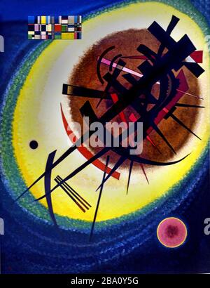 Im hellen Oval 1925 Wassily Kandinsky 1866-1944 Russland Russische Föderation Stockfoto