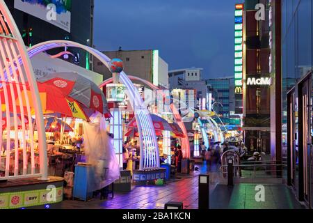 BIFF Square, Nampo District, Busan, Südkorea, Asien Stockfoto