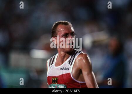 firo: 1996 Sport, Olympics, Summer Olympics, Olympics, Olympic Games Olympics, Atlanta, 96, 1996, Archive pictures, LA, Athletics, men, men, men, 5000 Meter run Stephane Franke, half figure, died 2011. Nutzung weltweit Stockfoto