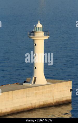 Wellenbrecher Leuchtturm, Busan, Südkorea, Asien Stockfoto