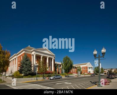 Regierungszentrum an der Main Street in Klamath Falls, Oregon, USA Stockfoto