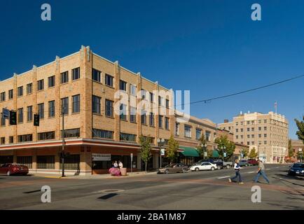 Main Street in Klamath Falls, Oregon, USA Stockfoto