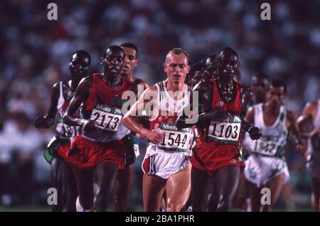 Atlanta, USA. März 2020. firo: 1996 Sport, Olympics, Summer Olympics, Olympics, Olympic Games Olympics, Atlanta, 96, 1996, Archivbilder, LA, Leichtathletik, Männer, Männer, 5000 Meter Lauf Stephane Franke, Halbfigur, gestorben 2011 Nutzung weltweit Credit: Dpa/Alamy Live News Stockfoto