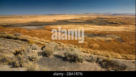 Buena Vista Ponds übersehen im Malheur National Wildlife Refuge, Oregon, USA Stockfoto