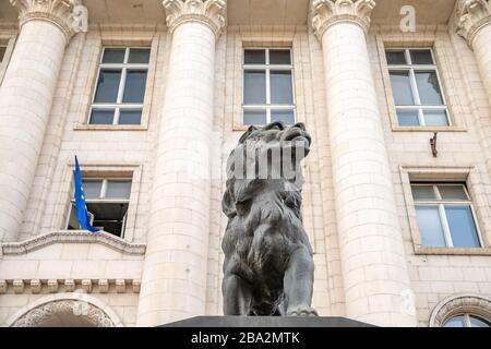 Sofie - 2. März 2020: Sofia Court House Stockfoto