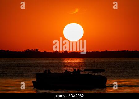 Manitoba Transcanada Highway. Landschaft Stockfoto