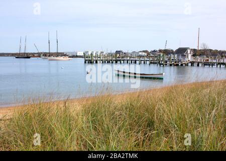 Vineyard Haven Harbour, Tisbury, Martha's Vineyard, Massachusetts, USA Stockfoto