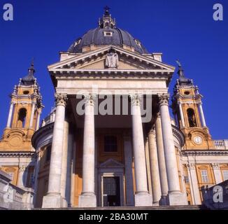 Turin, Piemont, Italien der Basilika Superga. Stockfoto