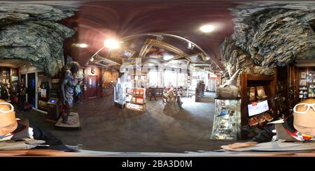 360 Grad Panorama Ansicht von Tour durch das Special Effect Studio bei Weta Production miramar in Wellington, Neuseeland